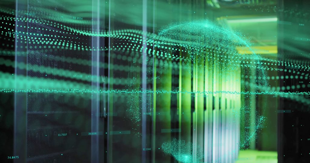 Immagine illustrativa di applicazioni di raffreddamento a liquido con innovativi scambiatori di calore nei moderni data center AI e HPC ad alta densità di calcolo.